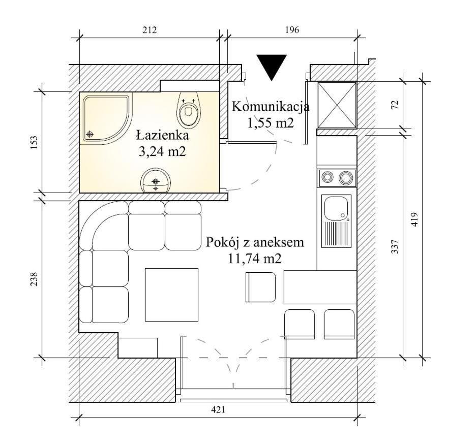 Villa Baltic Chalupy - Apartament Nr 1 المظهر الخارجي الصورة